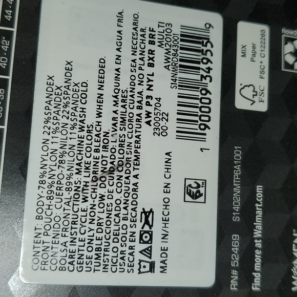 2 packs of 3 Athletic Works Men's Boxer Briefs Underwear Small 28-30 - Picture 2 of 2